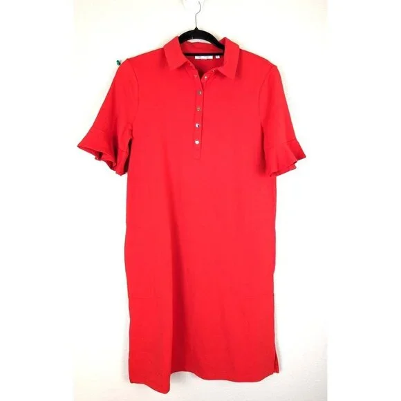 Chico's Zenergy UPF Shirt Dress Relaxed Athleisure Casual Preppy Polo Golf - Picture 4 of 14
